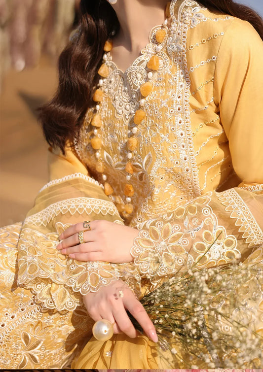 Summer 3PC Lawn Chikenkari Embroidered Shirt